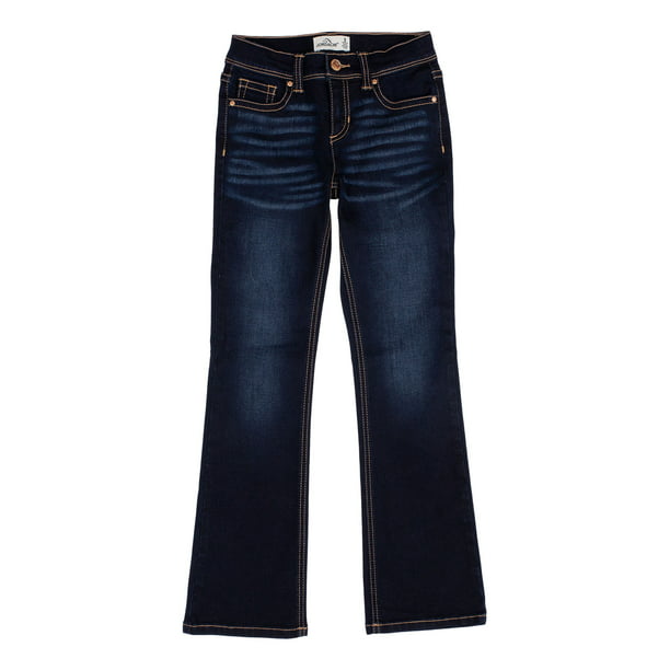 NWT Girls Jordache Adjustable Waist Jeans 2-Pair Lot Size 4 Super Skinny Bootcut